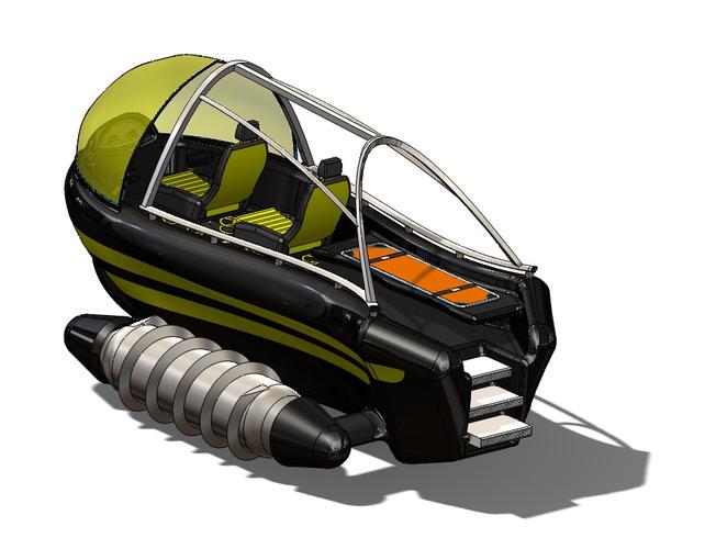 螺旋推進車 獨特造型設計的藝術與科學